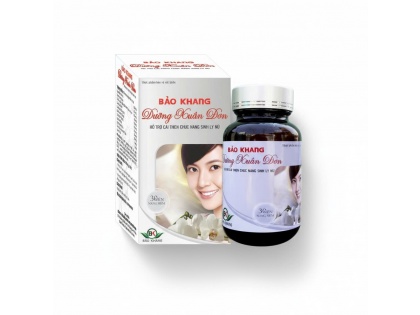 BẢO KHANG DƯỠNG XUÂN ĐƠN, Giảm Đau Bụng Kinh, Rong Kinh, Tăng Nội Tiết Tố Nữ